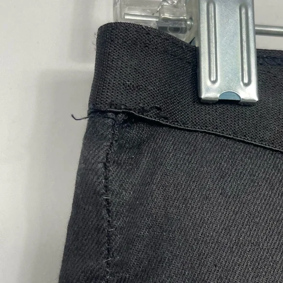 Helmut Lang Black Coated Cotton Blend Skinny Leg Jegging Jeans Pull On Pants 27 - Picture 16 of 16